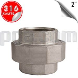 paslanmaz çelik 316 kalite dişli konik rekor
