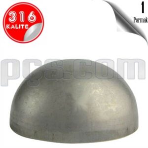 paslanmaz çelik 316 kalite 1 inç kep