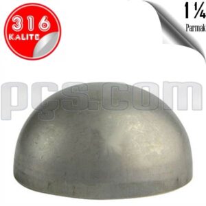 paslanmaz çelik 316 kalite 1 1/4 inç kep