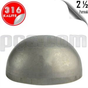 paslanmaz çelik 316 kalite 2 1/2 inç kep