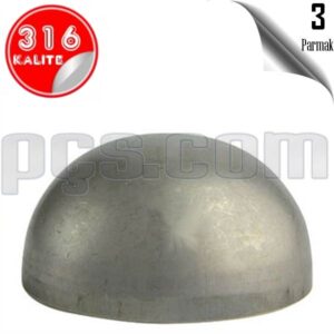 paslanmaz çelik 316 kalite 3 inç kep