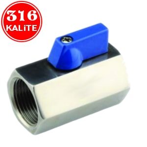 paslanmaz çelik 316 kalite bir dişi mini vana online satış fiyatı